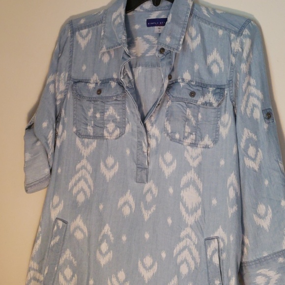 🤩🤩🤩🤩NWT jean  shirt dress - Picture 3 of 8